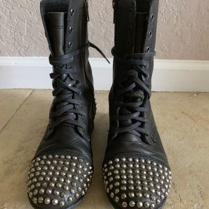 Steve Madden spiked combat boots